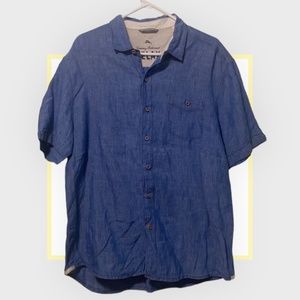 Tommy Bahama Short Sleeve Denim Shirts Size L